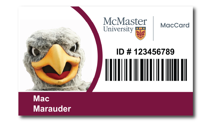 Sample MacCard featuring Mac the Marauder